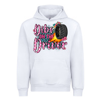 White dibs on the driver Urban Hoodie - JahusDesignShop