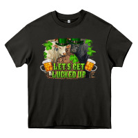 Asphalt let's get lucked up charolais and black angus bull Heavy Core Tee - RanaPortraitStore