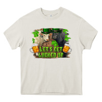 Cream let's get lucked up charolais and black angus bull Heavy Core Tee - RanaPortraitStore
