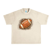 Sandshell American Football Leopard Urban Heavy Tee - CowCowDesign