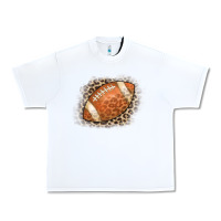 White American Football Leopard Urban Heavy Tee - CowCowDesign