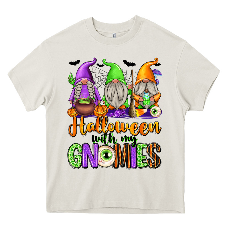 Halloween With My Gnomes Heavy Core Tee by texasbilliewilder | Teevron