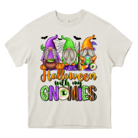 Cream Halloween with My Gnomes Heavy Core Tee - texasbilliewilder