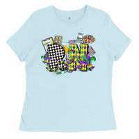 Baby Blue registered nurse mardi gras Ladies Tee - CowGirlArtShop