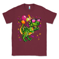Burgundy birthday t rex pink Classic Tee - CowGirlArtShop