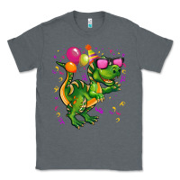 Charcoal Heather birthday t rex pink Classic Tee - CowGirlArtShop