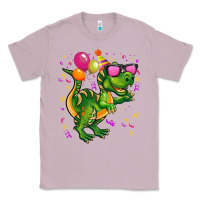 Lilac birthday t rex pink Classic Tee - CowGirlArtShop