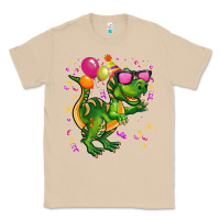 Mushroom birthday t rex pink Classic Tee - CowGirlArtShop