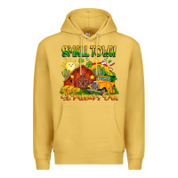 Antique Gold Small Town St Patrick's Day Premium Hoodie - CowhideDigitalArt