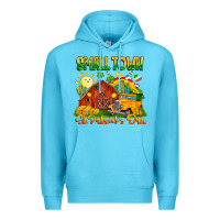 Ocean Blue Small Town St Patrick's Day Premium Hoodie - CowhideDigitalArt