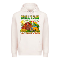 Pale Pink Small Town St Patrick's Day Premium Hoodie - CowhideDigitalArt