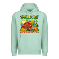 Seafoam Small Town St Patrick's Day Premium Hoodie - CowhideDigitalArt