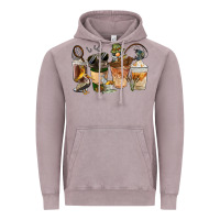 Fishing Coffee Cups Vintage Hoodie | Teevron