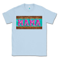 Dusty Blue floral mama mother's day license plate Classic Tee - Jasminsmagicworld
