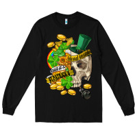 Black when you are dead inside but its st.patricks Long Sleeve Tee - FaDigitalArtStudio