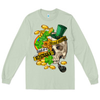 Matcha when you are dead inside but its st.patricks Long Sleeve Tee - FaDigitalArtStudio