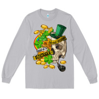Moon Dust when you are dead inside but its st.patricks Long Sleeve Tee - FaDigitalArtStudio