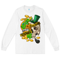 White when you are dead inside but its st.patricks Long Sleeve Tee - FaDigitalArtStudio