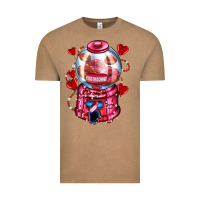 Vintage Coffee kiss  machine  olivia Vintage Tee - OliviaCreatesArt