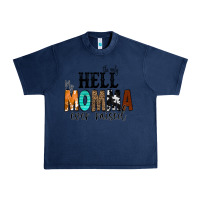 Navy The Only Hell my Momma Ever Raised Urban Heavy Tee - CowCowDesign