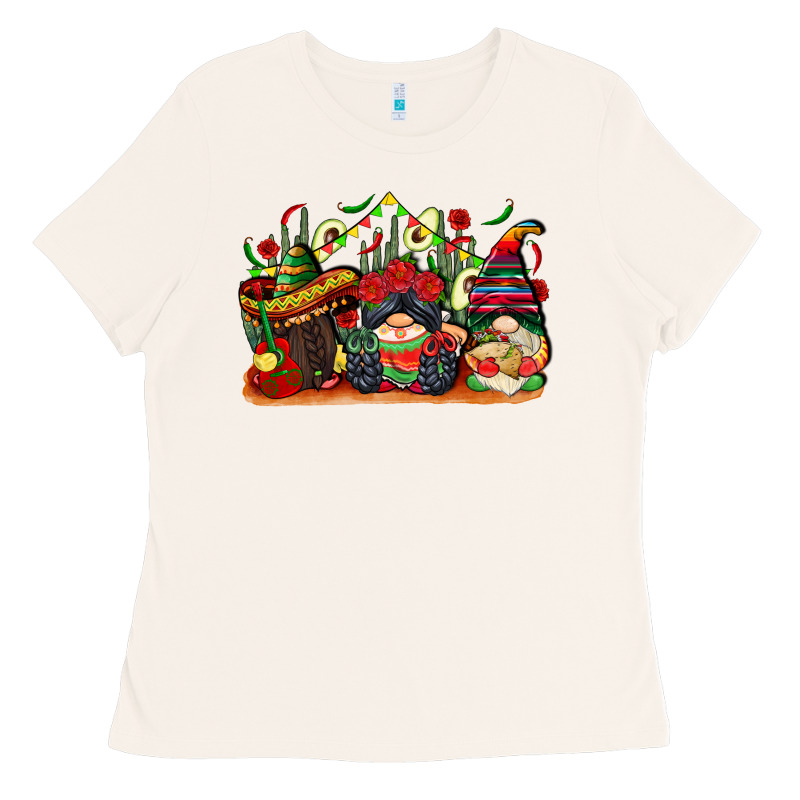 Cinco De Mayo Gnomes Ladies Tee by CowGirlArtShop | Teevron
