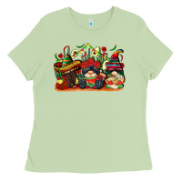 Matcha cinco de mayo gnomes Ladies Tee - CowGirlArtShop