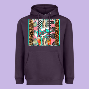 Racing Brushstroke Heavyweight Hoodie Designed By Adodesignshop