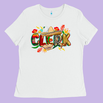 Cinco De Mayo Clerk Ladies Tee Designed By Cowgirlartshop