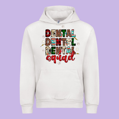Christmas Dental Squad Urban Hoodie Designed By Jahusdesignshop