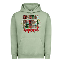 Pigment Oil Green Christmas dental squad Urban Hoodie - JahusDesignShop