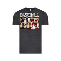 Vintage Black baseball dad Vintage Tee - Jasminsmagicworld