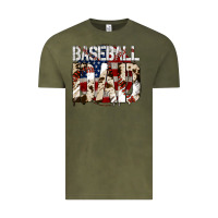 Vintage Olive baseball dad Vintage Tee - Jasminsmagicworld