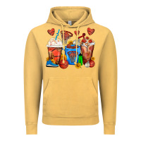 Vintage Mustard Basketball Coffee Cups Vintage Hoodie - FaDigitalArtStudio