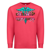 Cardinal floral nurse preview Premium Sweatshirt - AdoDesignShop