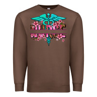 Chestnut floral nurse preview Premium Sweatshirt - AdoDesignShop