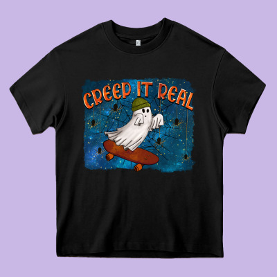 Creep It Real Heavy Core Tee Designed By Texasbilliewilder