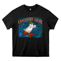 Black Creep It Real Heavy Core Tee - texasbilliewilder