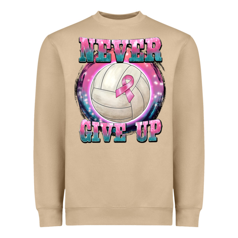 Never Give Up Heavyweight Sweatshirt by BarkalooDesign | Teevron