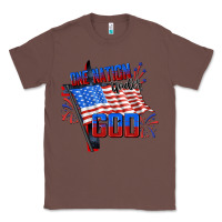 Chestnut one nation under god Classic Tee - CowGirlArtShop