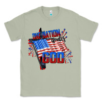 Matcha one nation under god Classic Tee - CowGirlArtShop