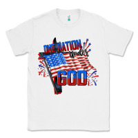 White one nation under god Classic Tee - CowGirlArtShop