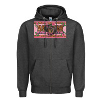 Charcoal Heather danchshund mom license plate template Zipper Hoodie - BarkalooDesign