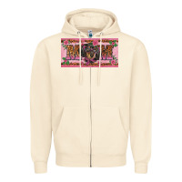 Sandshell danchshund mom license plate template Zipper Hoodie - BarkalooDesign