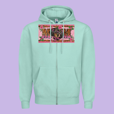 Danchshund Mom License Plate Template Zipper Hoodie Designed By Barkaloodesign