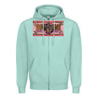 Seafoam danchshund mom license plate template Zipper Hoodie - BarkalooDesign