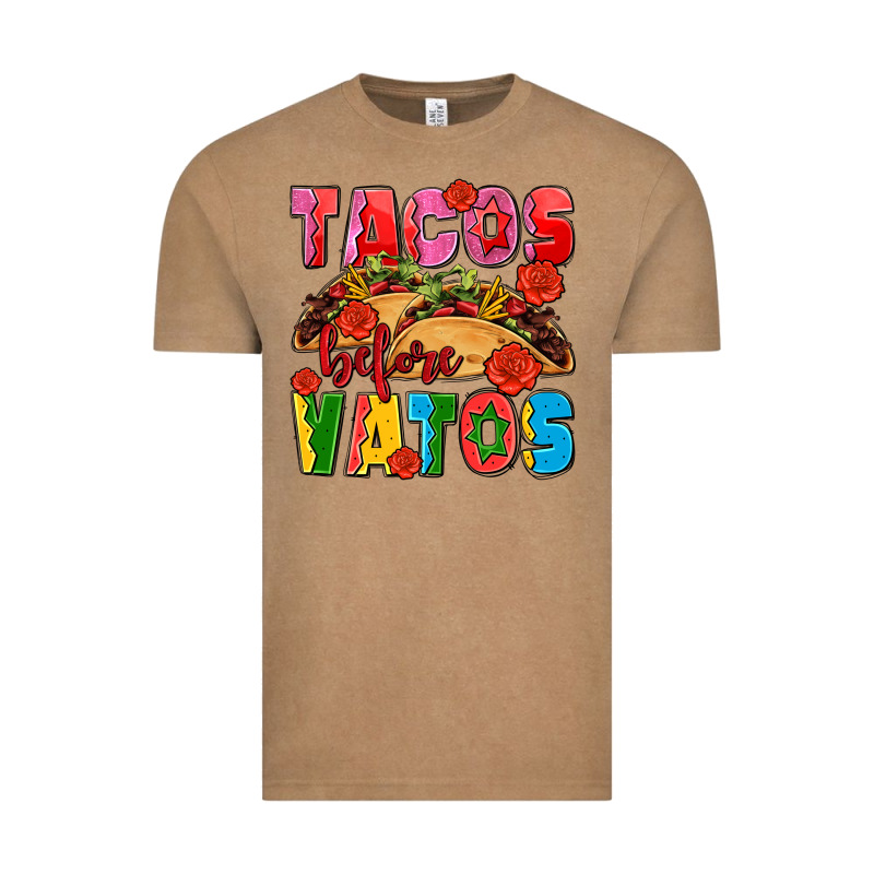 Tacos Before Vatos Olivia Vintage Tee by OliviaCreatesArt | Teevron
