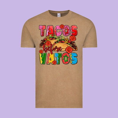 Tacos Before Vatos Olivia Vintage Tee Designed By Oliviacreatesart