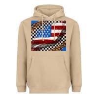 Mushroom American flag and race flag Heavyweight Hoodie - AdoDesignShop