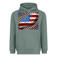 Sage American flag and race flag Heavyweight Hoodie - AdoDesignShop