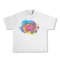 Lunar Rock Mama Tie dye Leopard Urban Heavy Tee - CowCowDesign